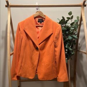 Jones New York Women's Bright Orange Blazer